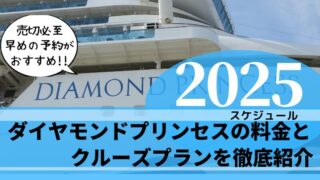 【お一人様限定や世界一周の値段は？】ダイヤモンドプリンセスの料金 